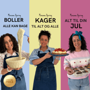 Bogpakke - Kager til alt og alle + Boller alle kan bage + Alt til din jul